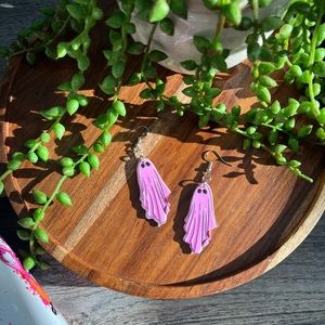 Boo You Horror Earrings